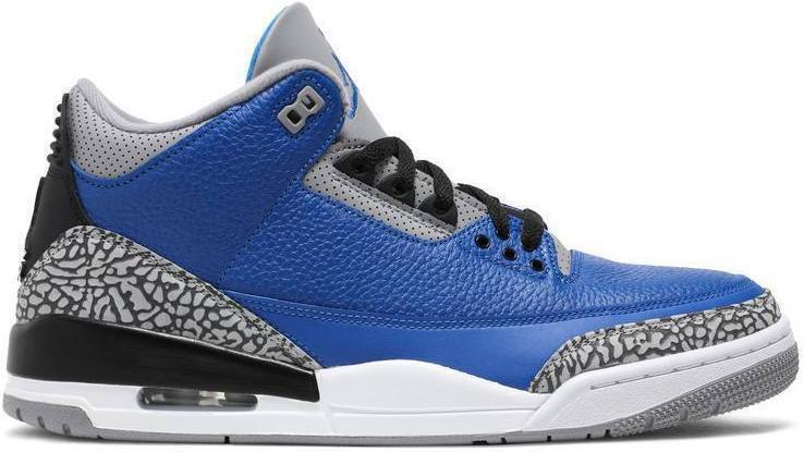 Jordan Air Jordan 3 Retro Varsity Royal Men's Sneakers Size 11 CT8532-400