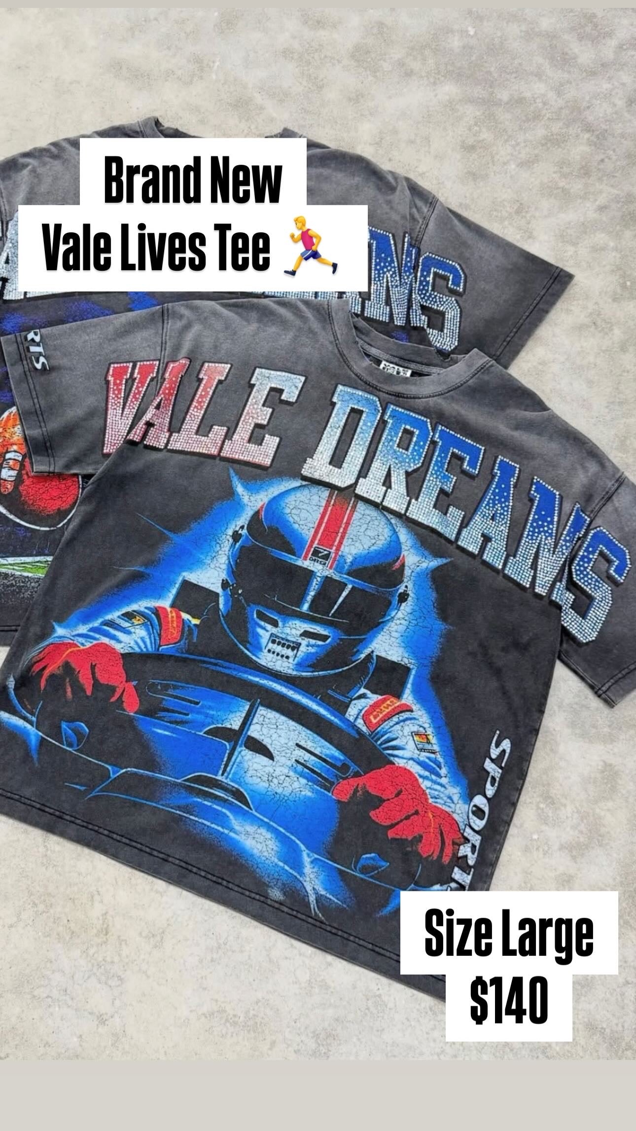 Vale Racecar Tee (L)