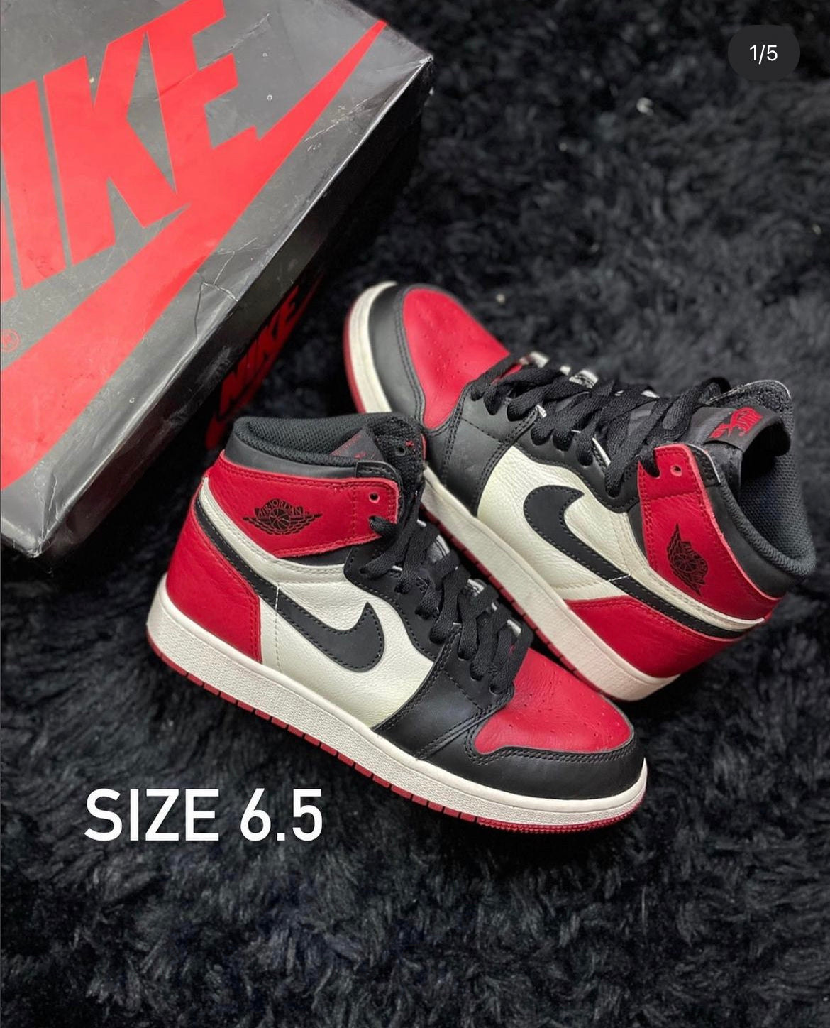 Bred Toe 1s (6.5)