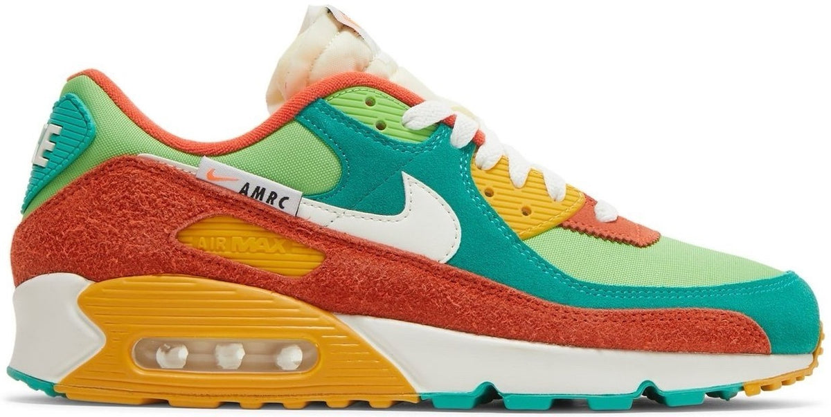Nike Air Max 90 SE Running Club Roma Green/Sail/Orange SIZE 11