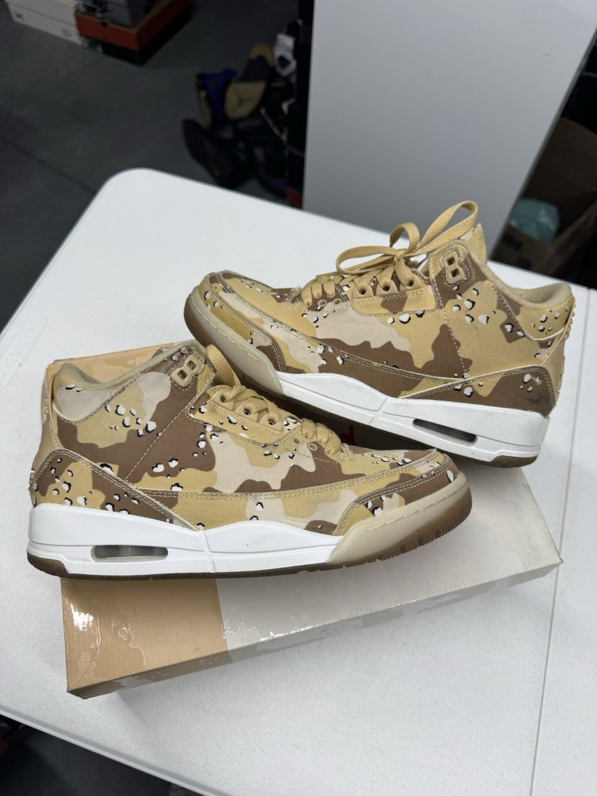 Jordan WNBA x Air Jordan 3 Retro Desert Camo Beige Brown SIZE 9.5M
