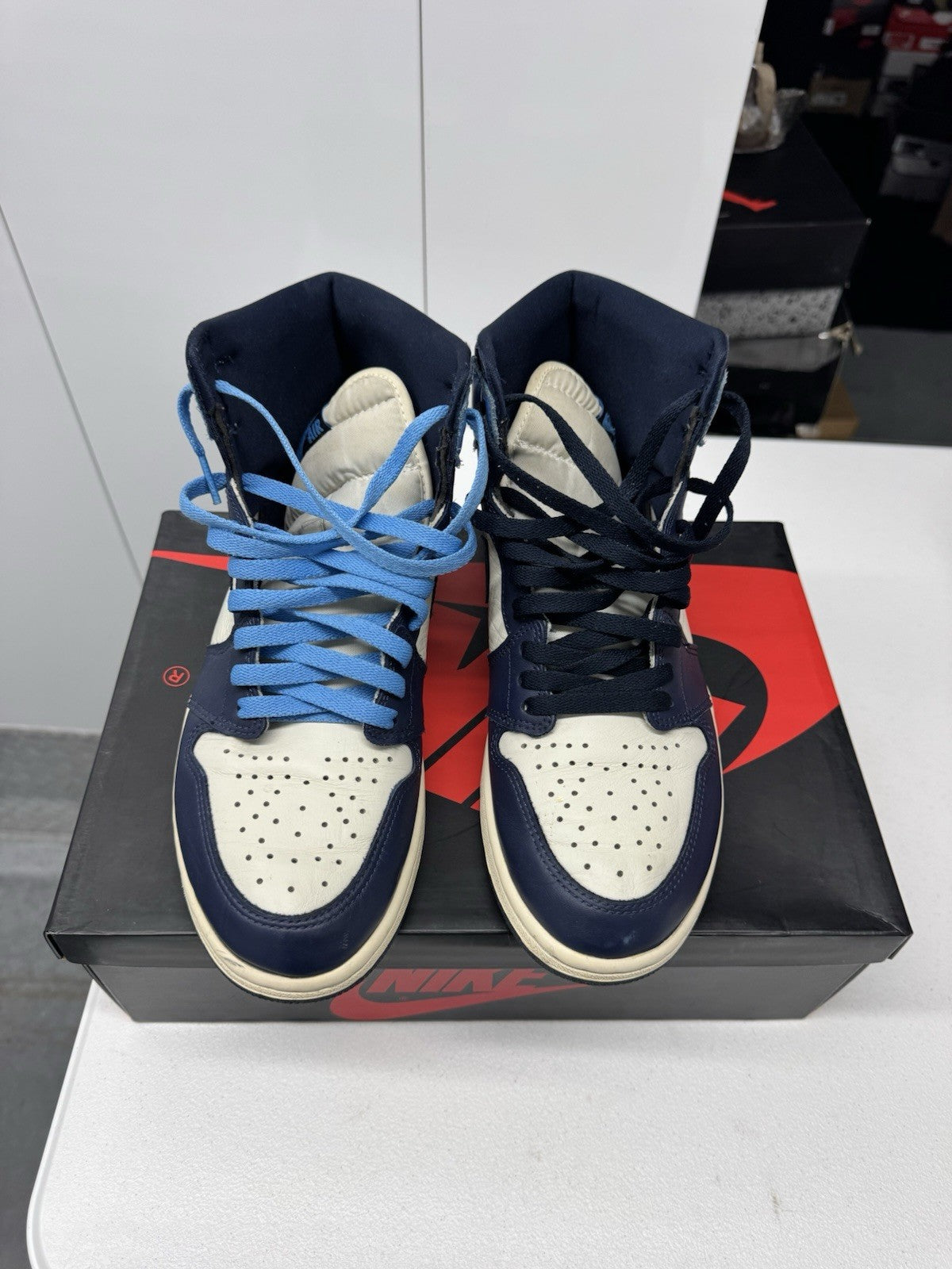 Nike Air Jordan 1 Low Obsidian UNC Men's Sneakers Size 10 CZ0790-400