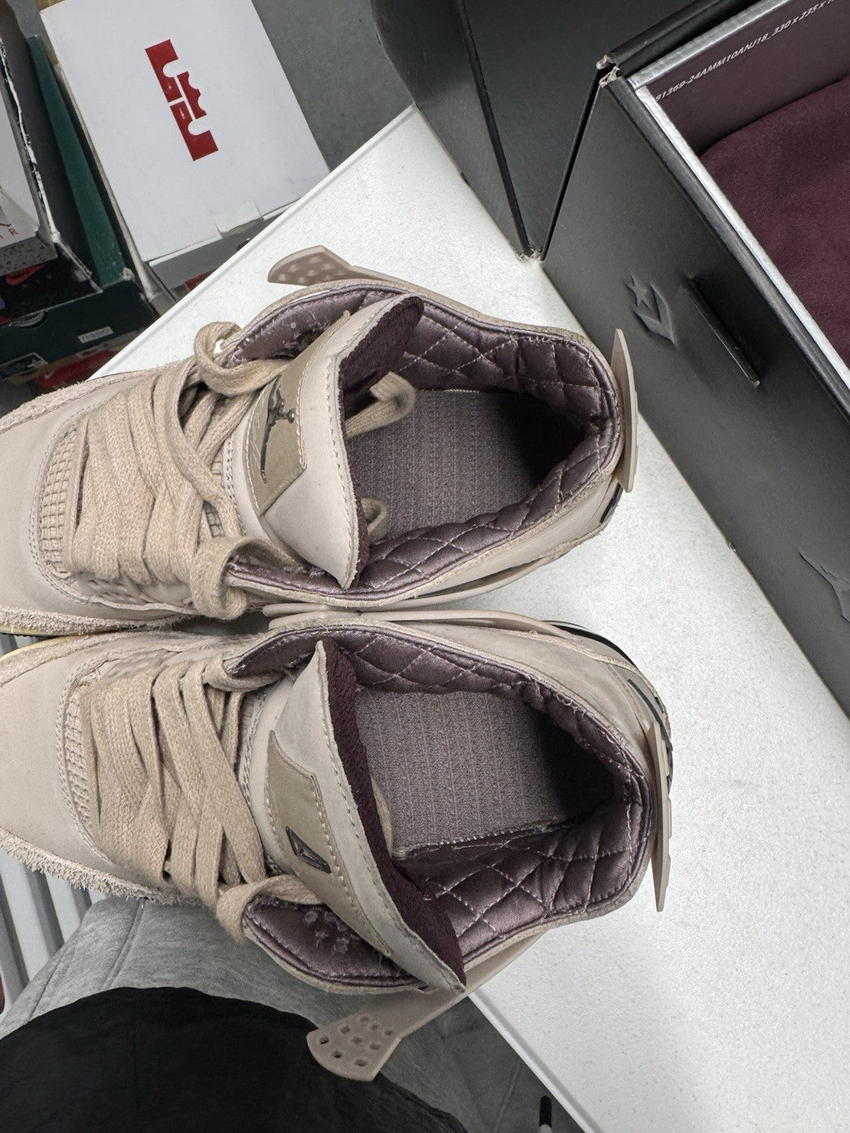 Jordan A Ma Maniére x Air Jordan 4 Retro SP Fossil Stone SIZE 8M