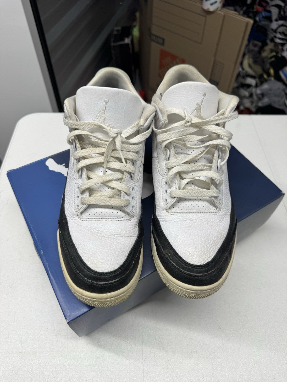 Jordan Air Jordan 3 Retro SP x Fragment White/Black Men's Size 12