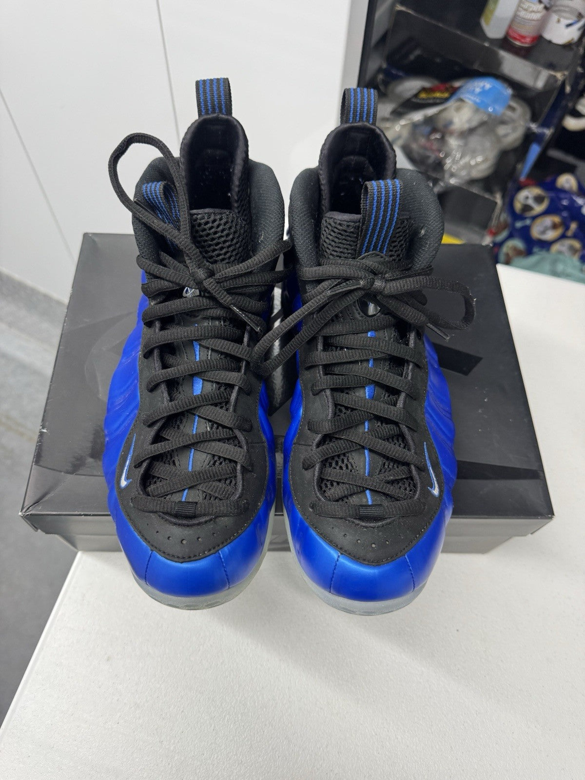 Nike Air Foamposite One Royal Blue Black FQ8181-511 Men's Athletic Sneaker