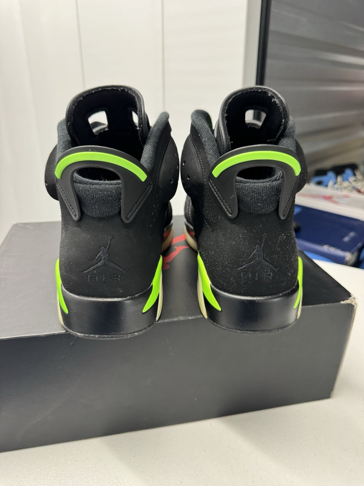 Jordan 6 Retro Electric Green Men's Sneakers 2021 Black/Green Size 10