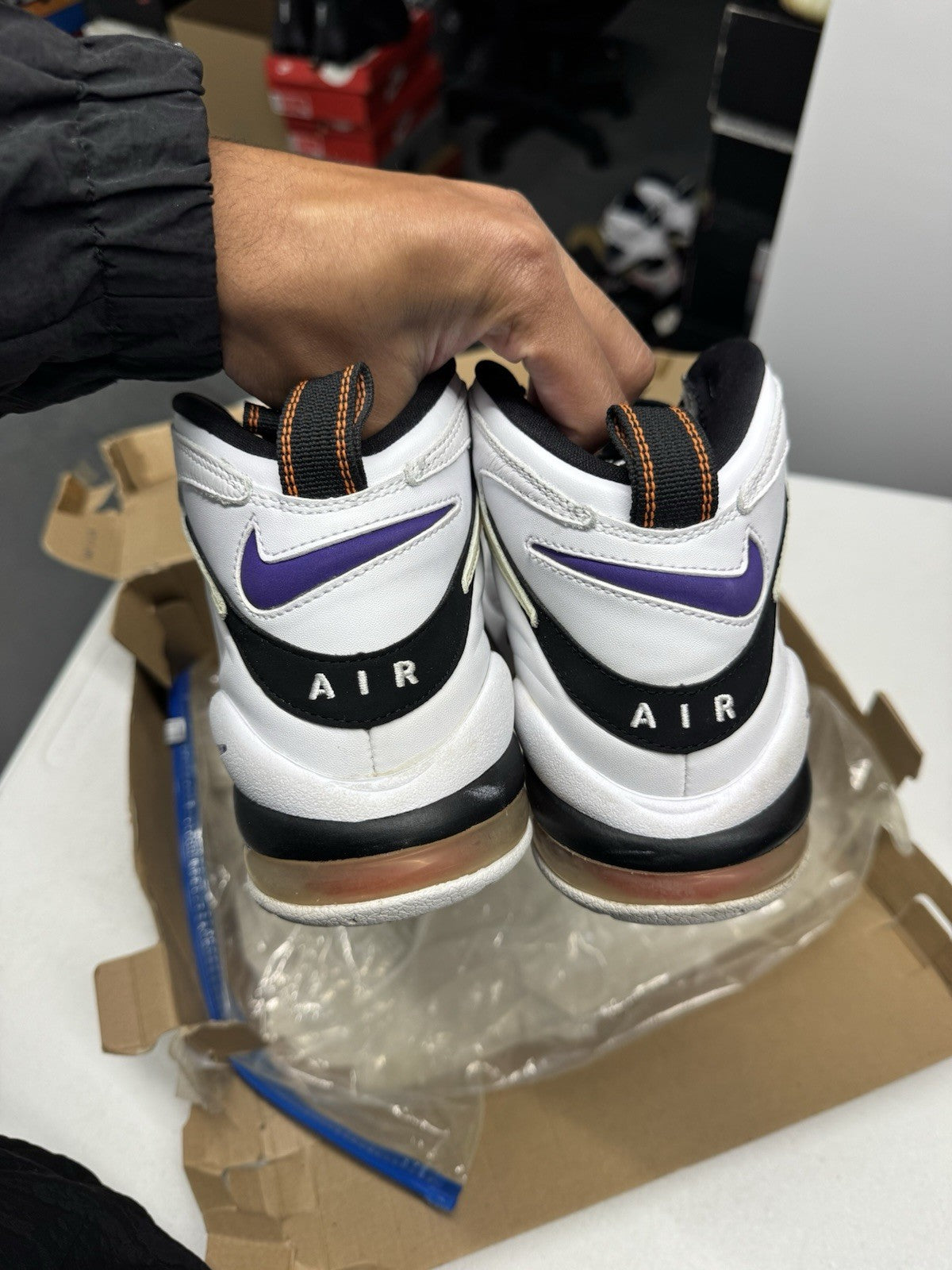 Nike Air Max CB34 Men's Sneakers White/Purple/Black/Orange SIZE 8