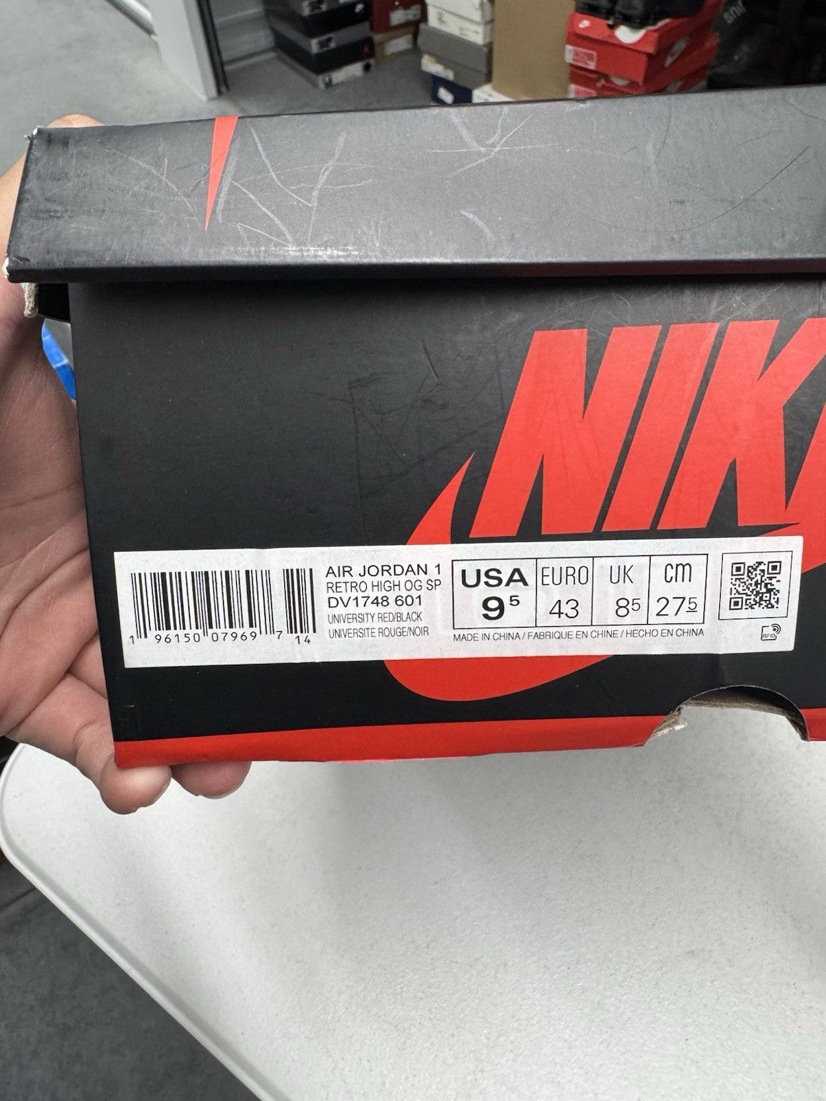 Jordan Air Jordan 1 Retro High OG SPIDERVERSE SIZE 9.5
