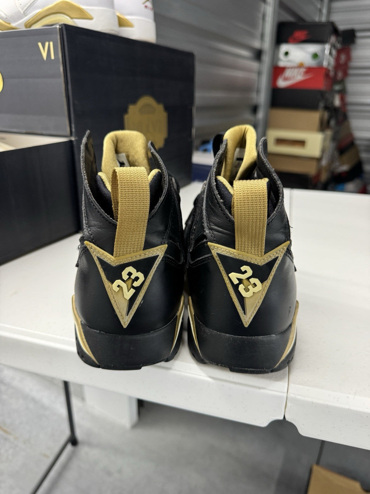 Air Jordan 7/6 Retro Golden Moments Pack Size 9.5 535357-935