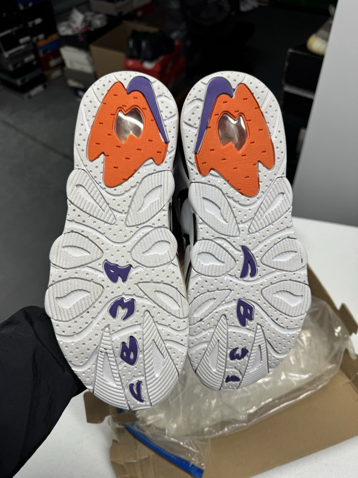 Nike Air Max CB34 Men's Sneakers White/Purple/Black/Orange SIZE 8