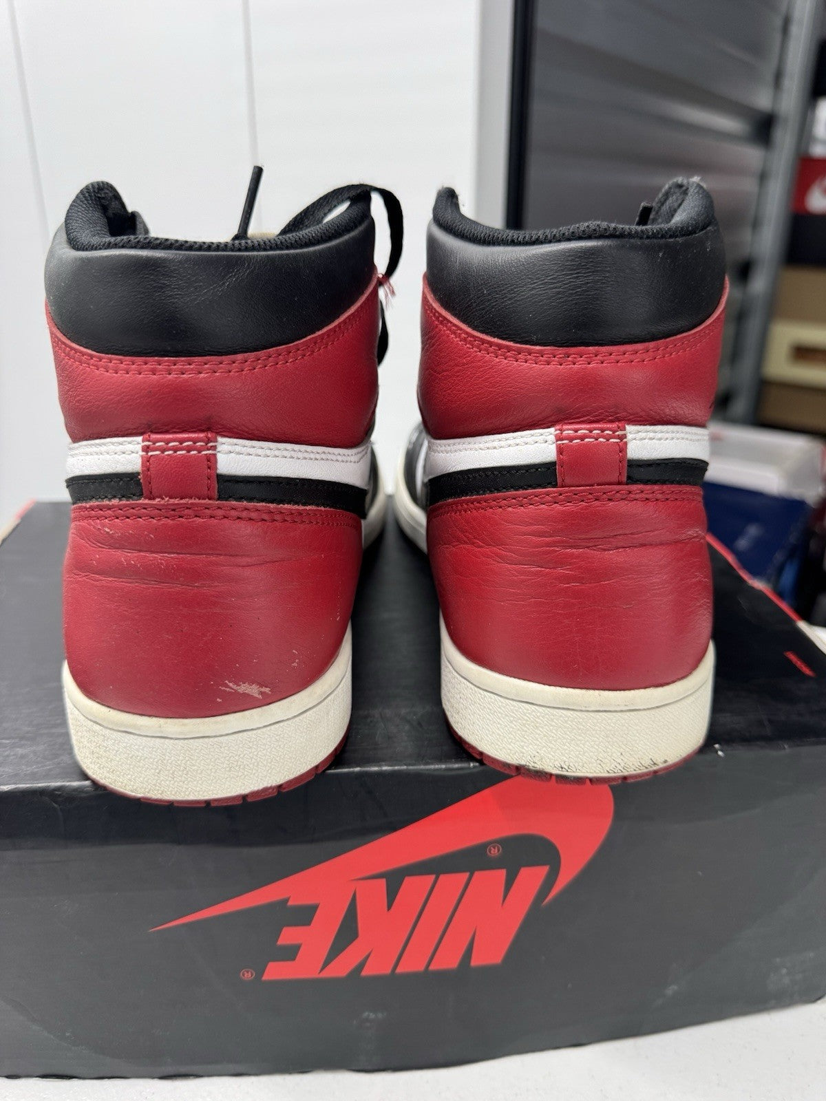 Air Jordan 1 Black Toe Size 10