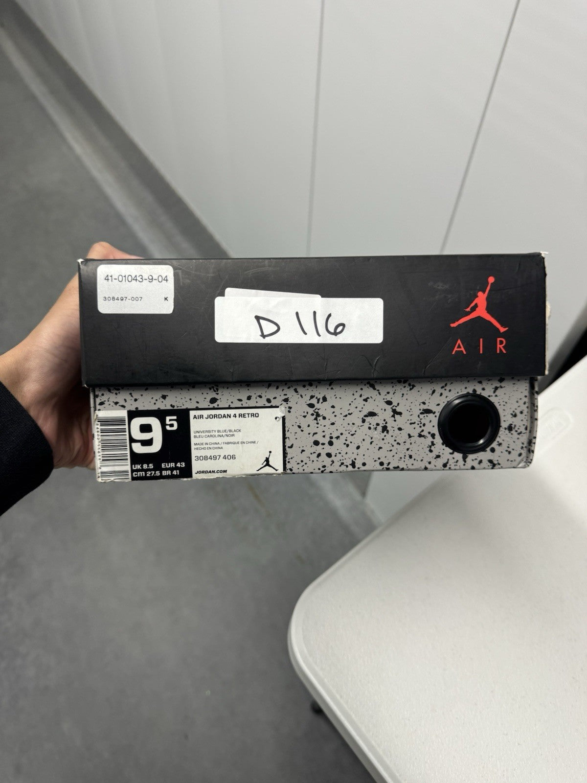Jordan Air Jordan 4 Retro Travis Scott Cactus Jack Blue Size 9.5 308497-406 2018