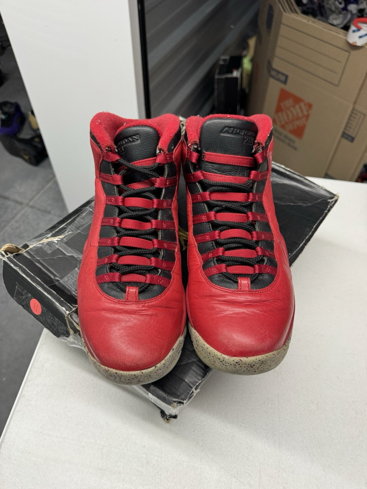 Jordan Air Jordan 10 Retro Bulls Over Broadway Gym Red/Black Size 12
