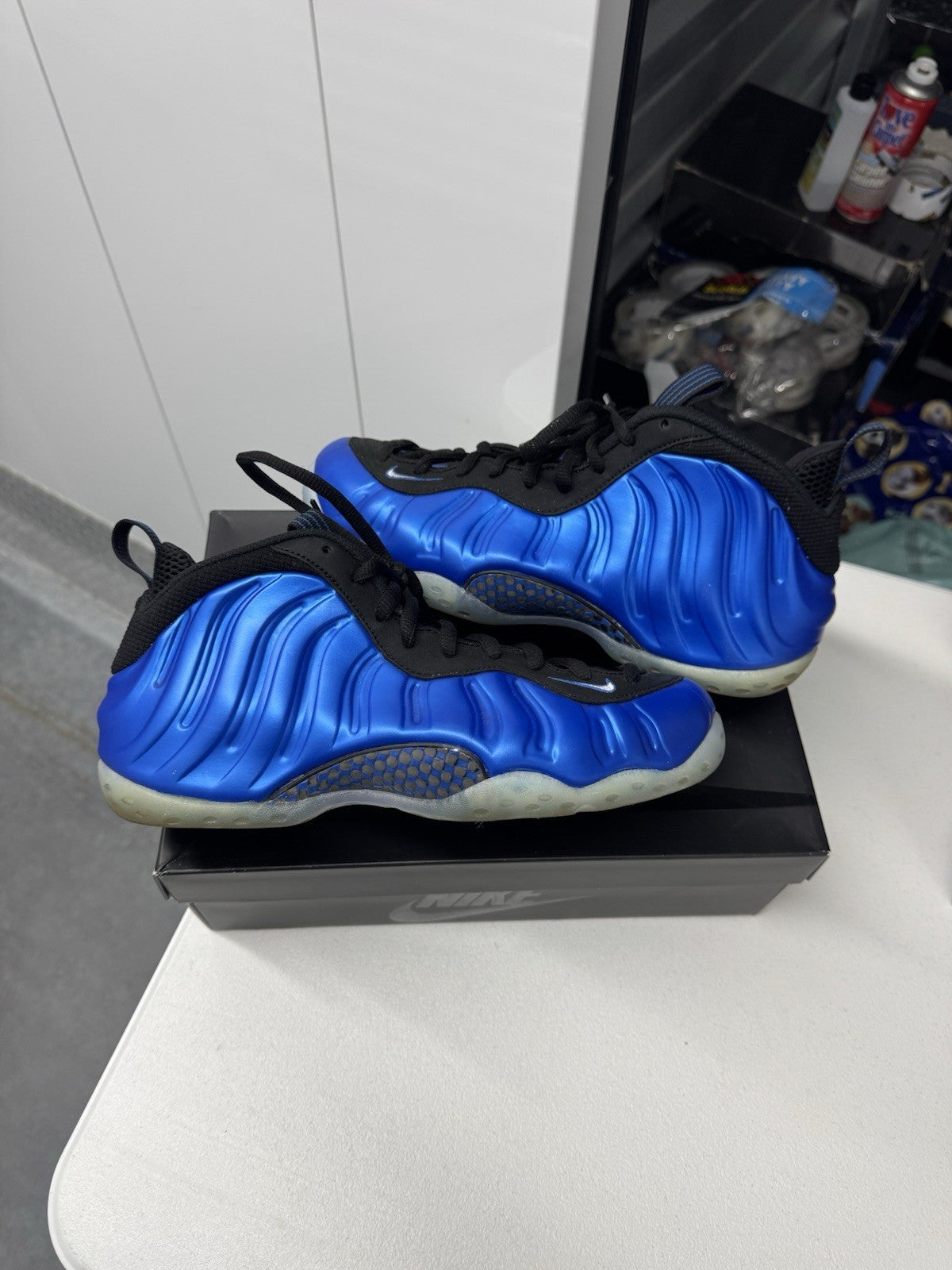 Nike Air Foamposite One Royal Blue Black FQ8181-511 Men's Athletic Sneaker