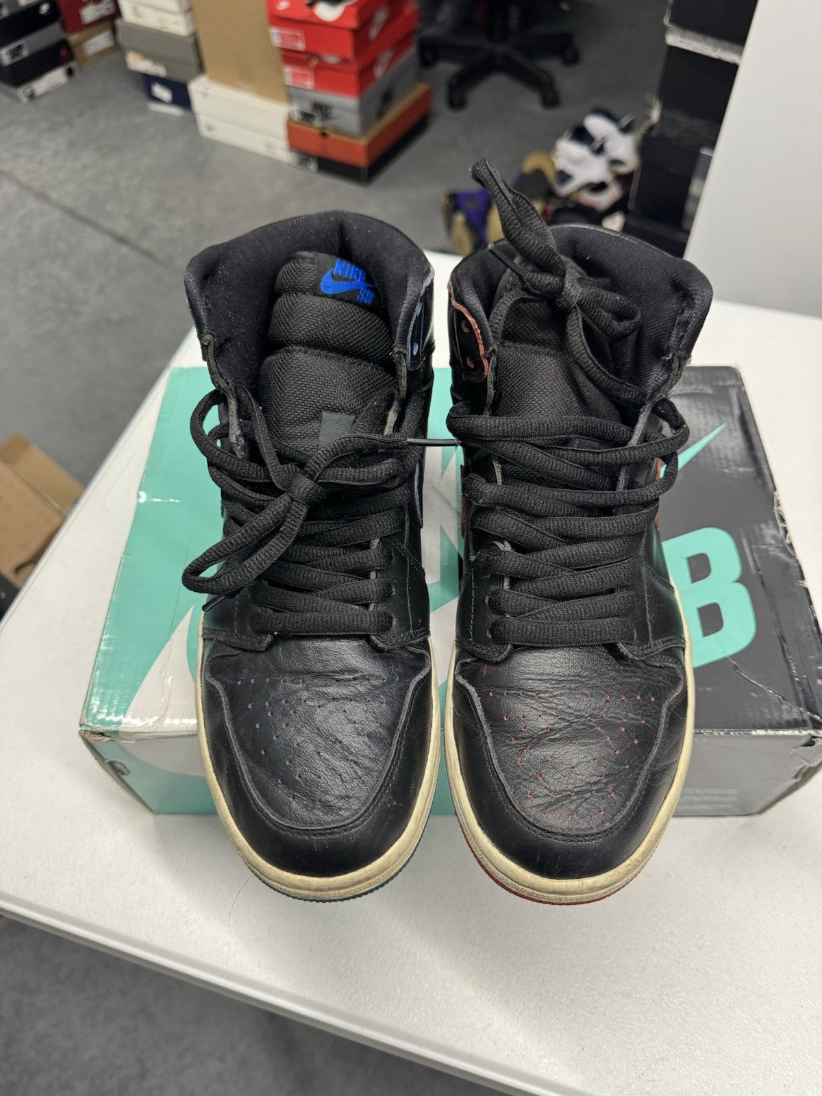 Nike SB Jordan 1 SB QS Black Men’s Skateboarding Shoes Size 9 D (M)