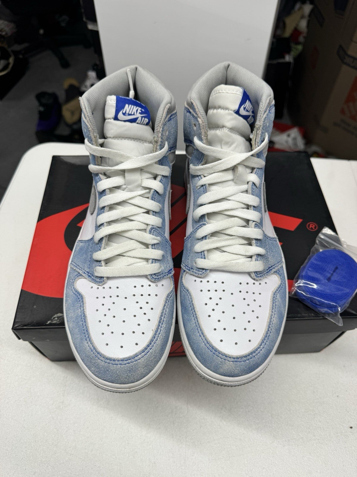 Jordan Air Jordan 1 Retro High OG Hyper Royal Suede Men's Sneakers SIZE 10
