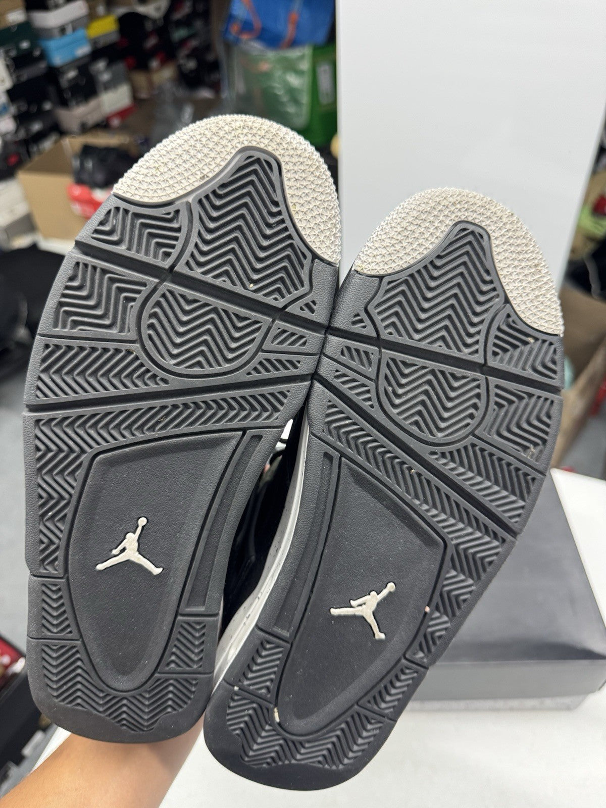 Jordan Air Jordan 4 Retro LS Oreo 2015 Sneakers 314254-003 SIZE 8.5