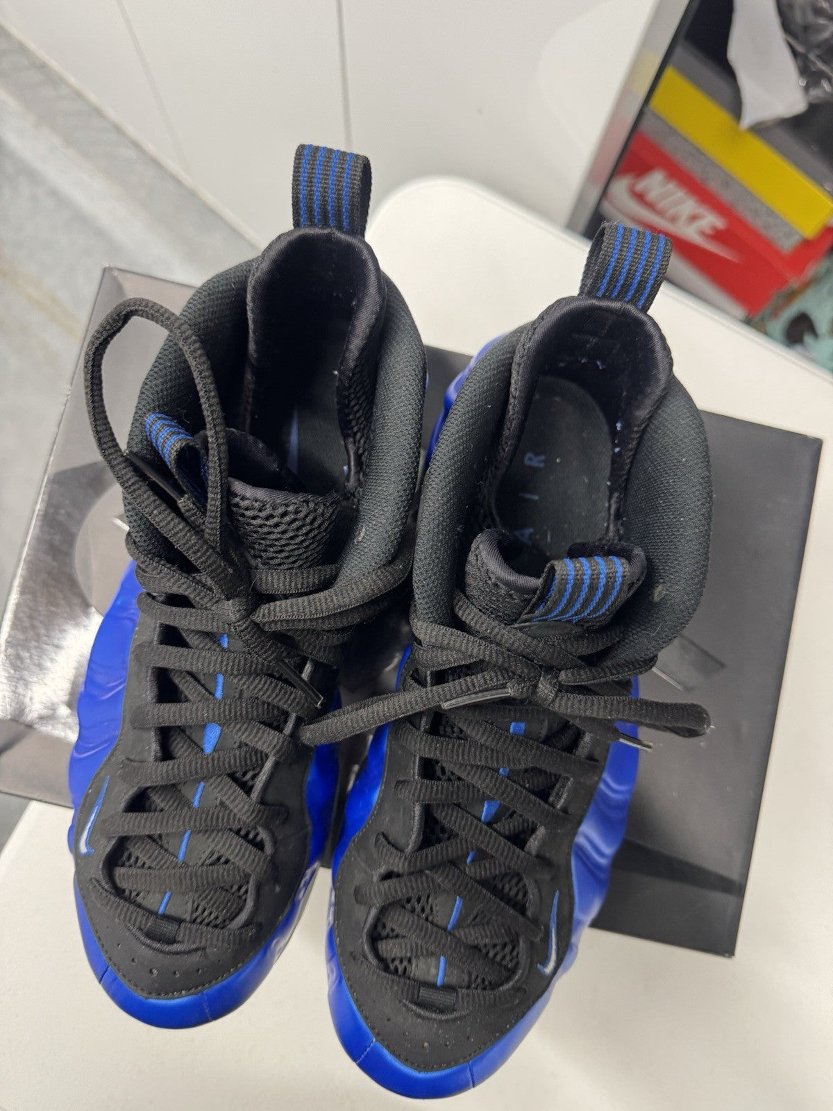 Nike Air Foamposite One Royal Blue Black FQ8181-511 Men's Athletic Sneaker