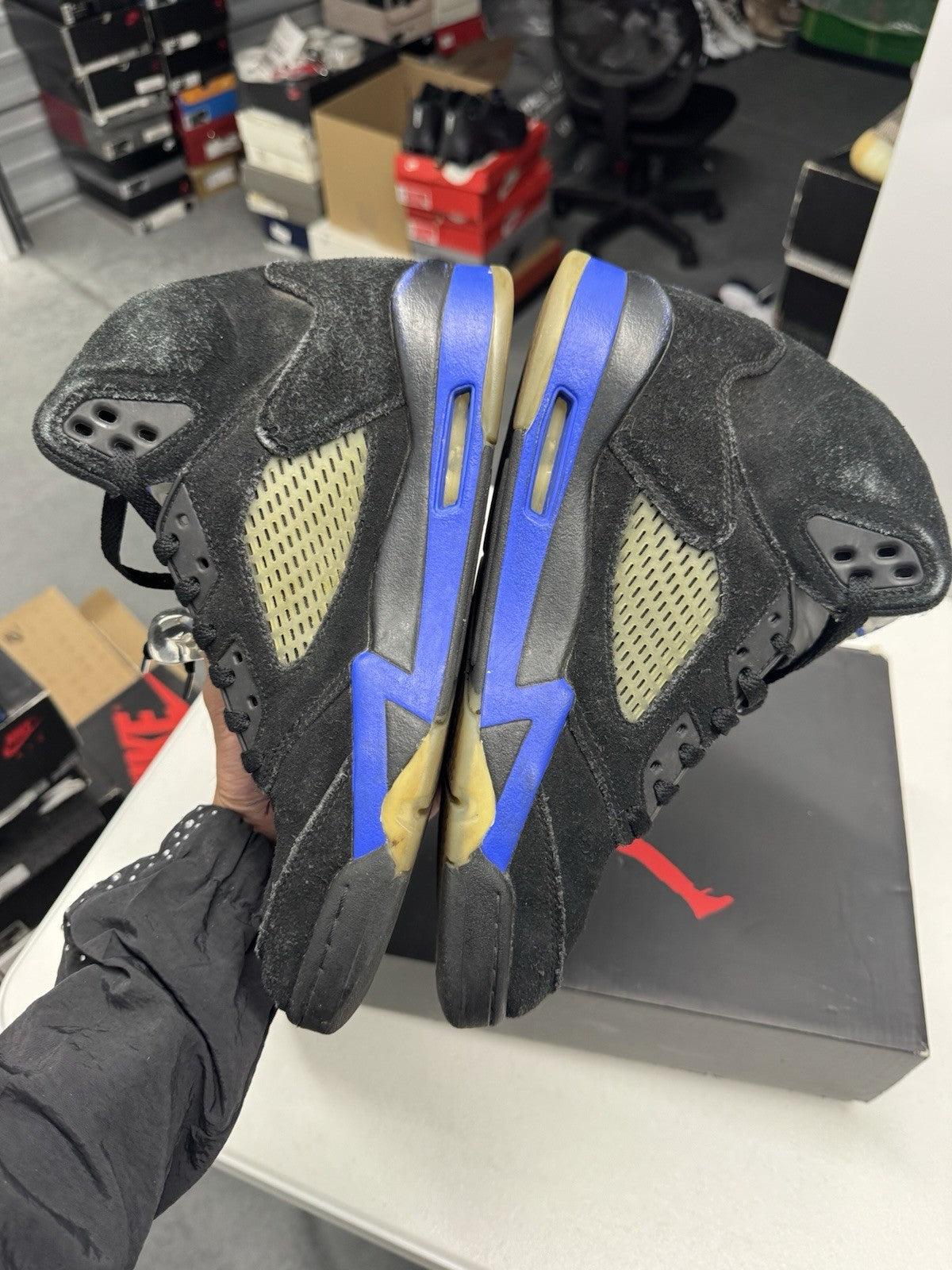 Jordan Air Jordan 5 Retro Mid Racer Blue Black/Blue 2022 SIZE 9.5