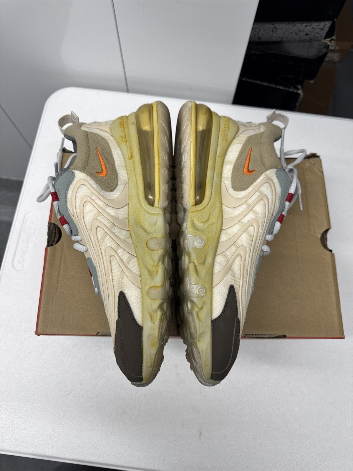 Size 10.5 - Travis Scott x Nike Air Max 270 React ENG Cactus Trails