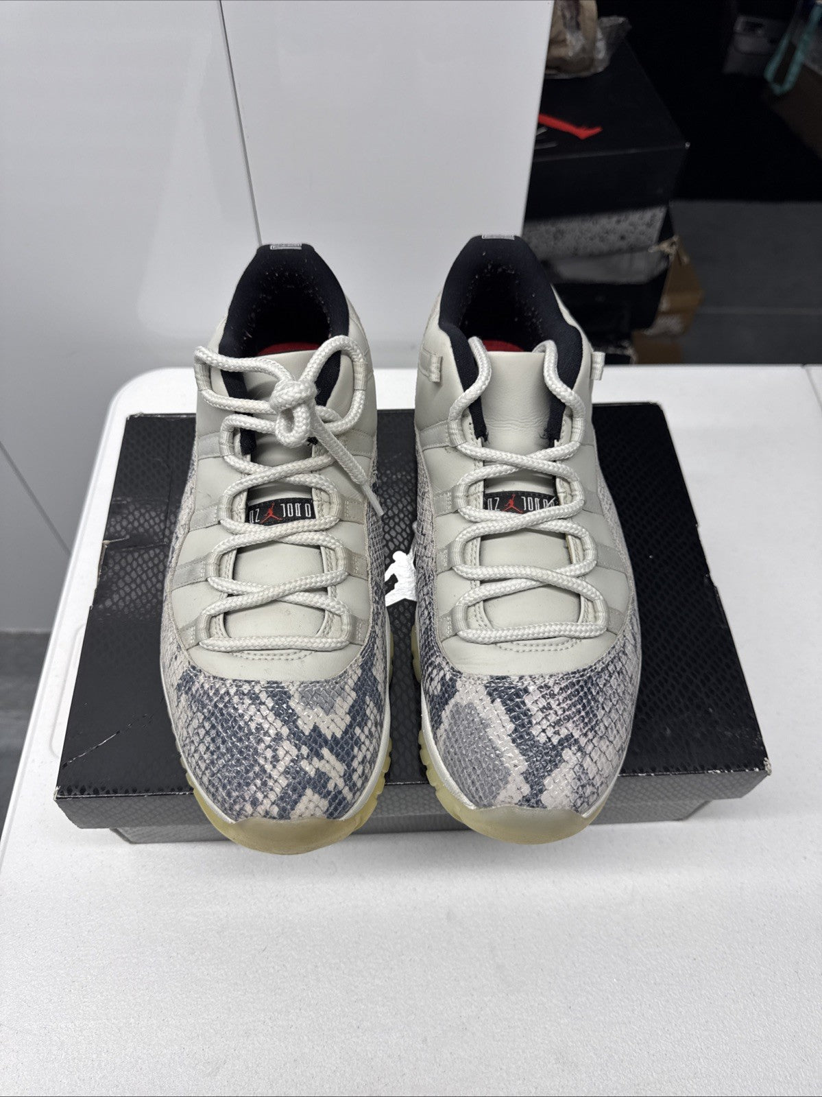 Size 11 - Air Jordan 11 Retro Low Light Bone Snakeskin