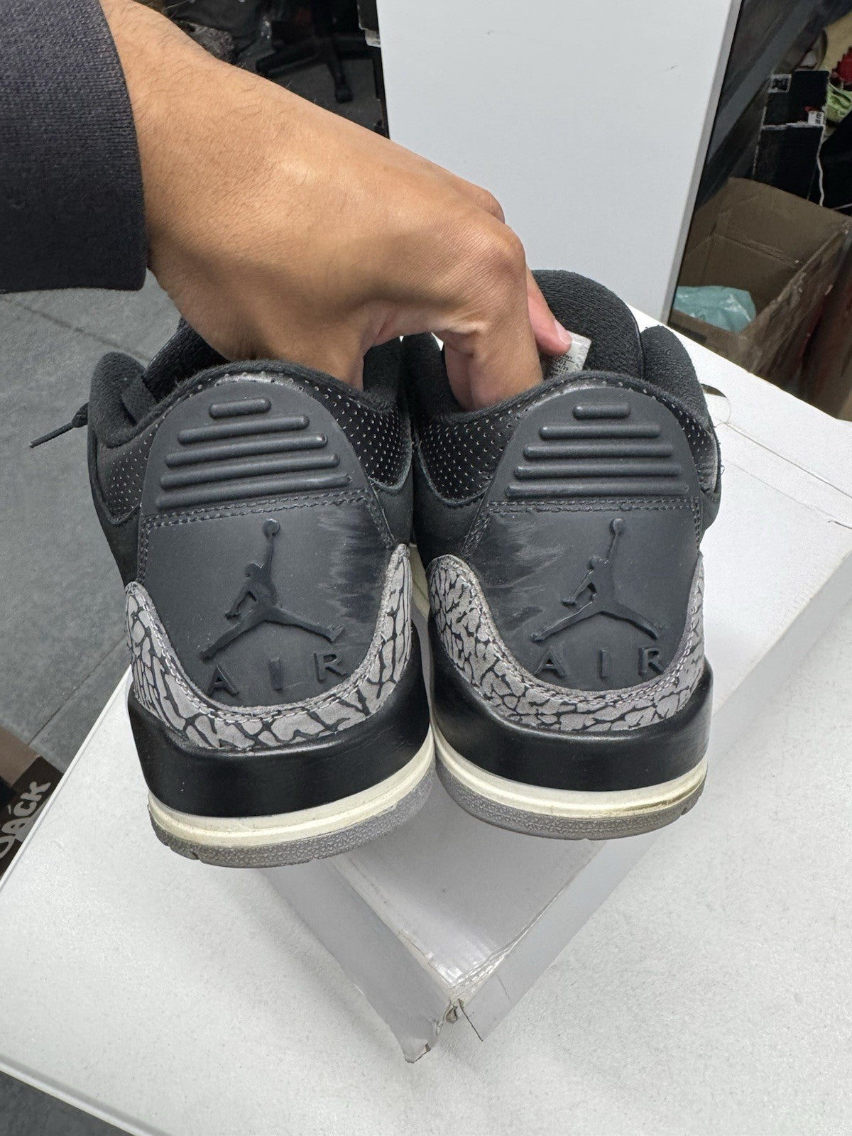 Jordan WMNS Air Jordan 3 Retro Off Noir Black Coconut Milk SIZE 11W/9.5M