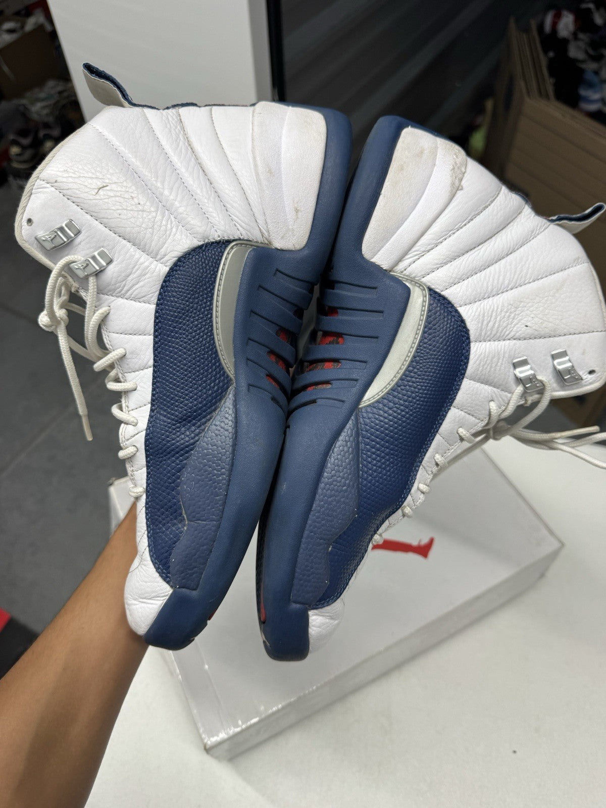 Jordan Air Jordan 12 Retro French Blue 2025 White/Blue Men's Size 12 CT8013-114