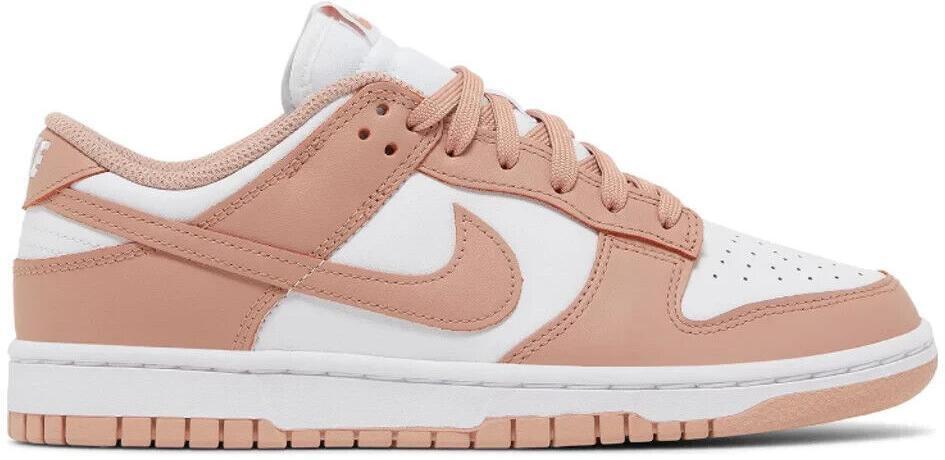 Nike Dunk Low Women’s Rose Whisper White Low Top Lace-Up DD1503-118 SIZE 11W