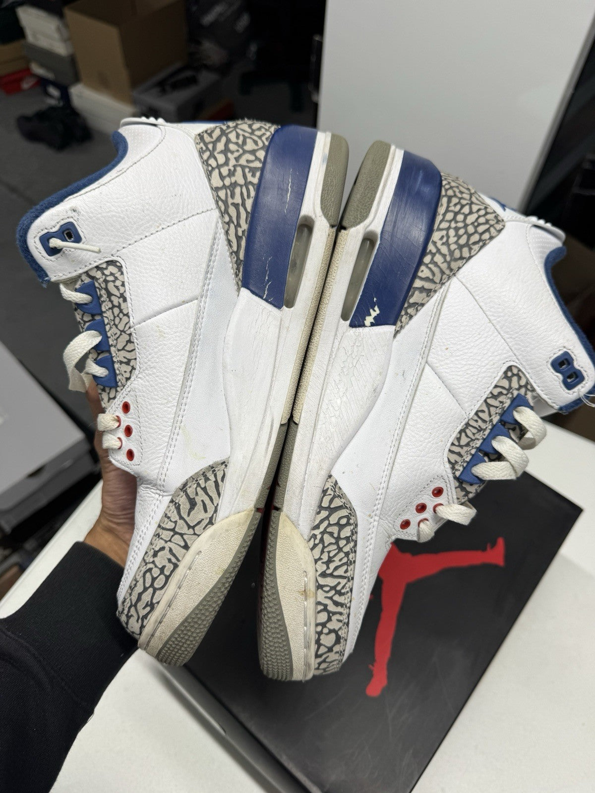 Jordan Air Jordan 3 Retro OG True Blue Mid Top 2016 SIZE 9.5