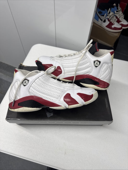 Air Jordan 14 Retro Candy Cane Men's Sneakers Size 8.5