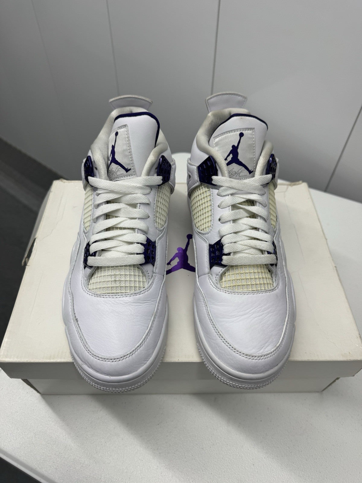 Jordan Air Jordan 4 Men's Sneakers US Size 9.5 Purple Metallic IB1519-200