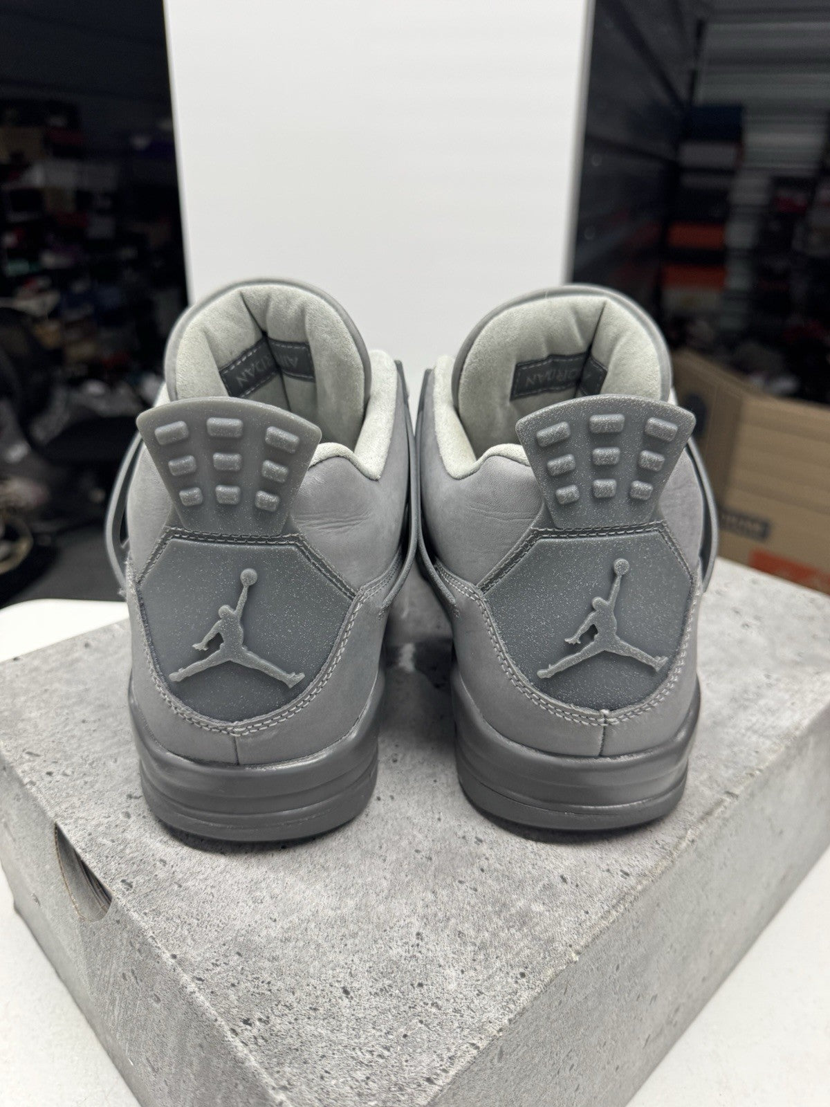 Jordan Air Jordan 4 Retro SE Wet Cement Gray Suede FQ7928-001 SIZE 10.5