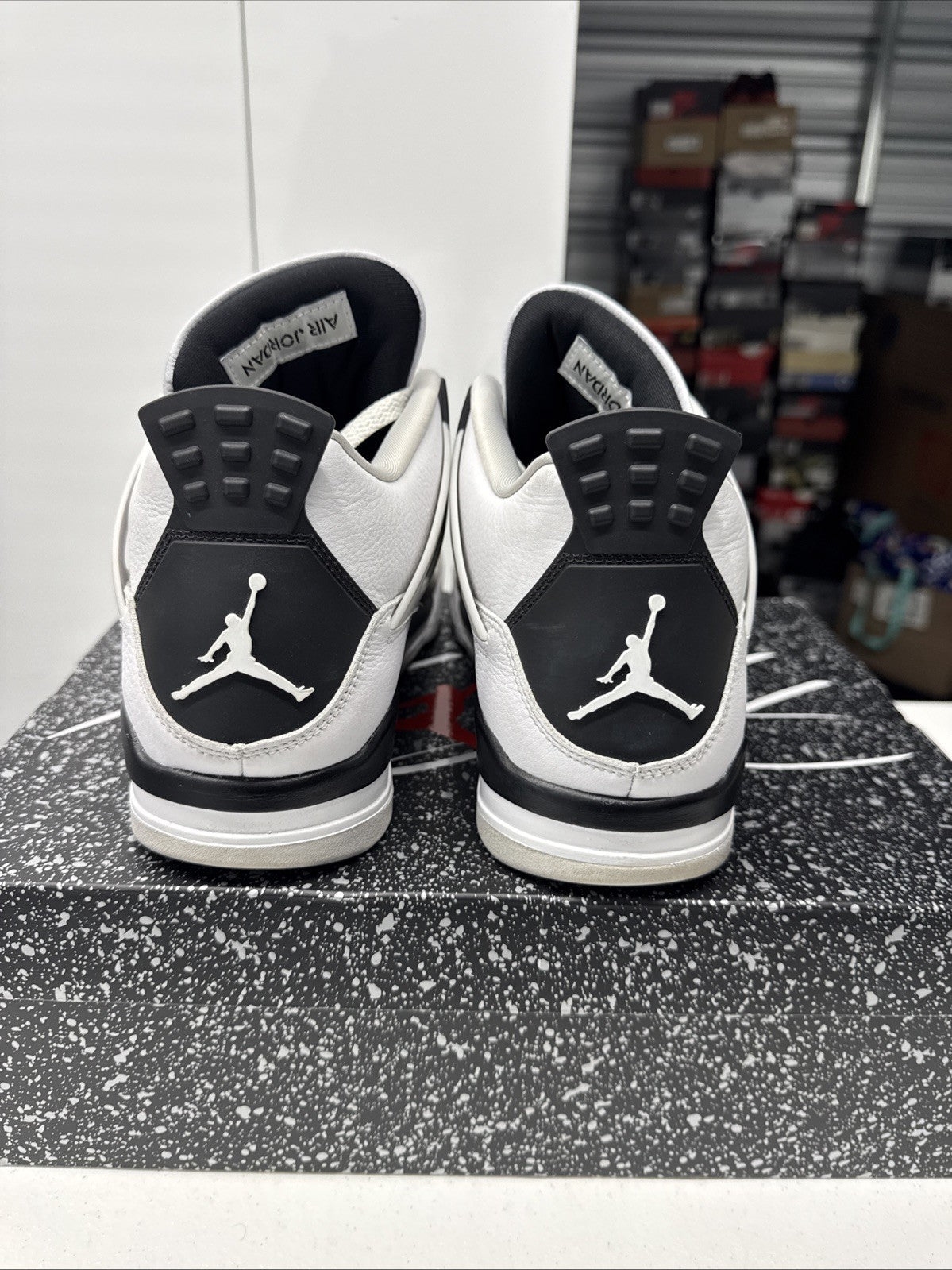 Size 12 - Jordan 4 Retro Mid Military Black