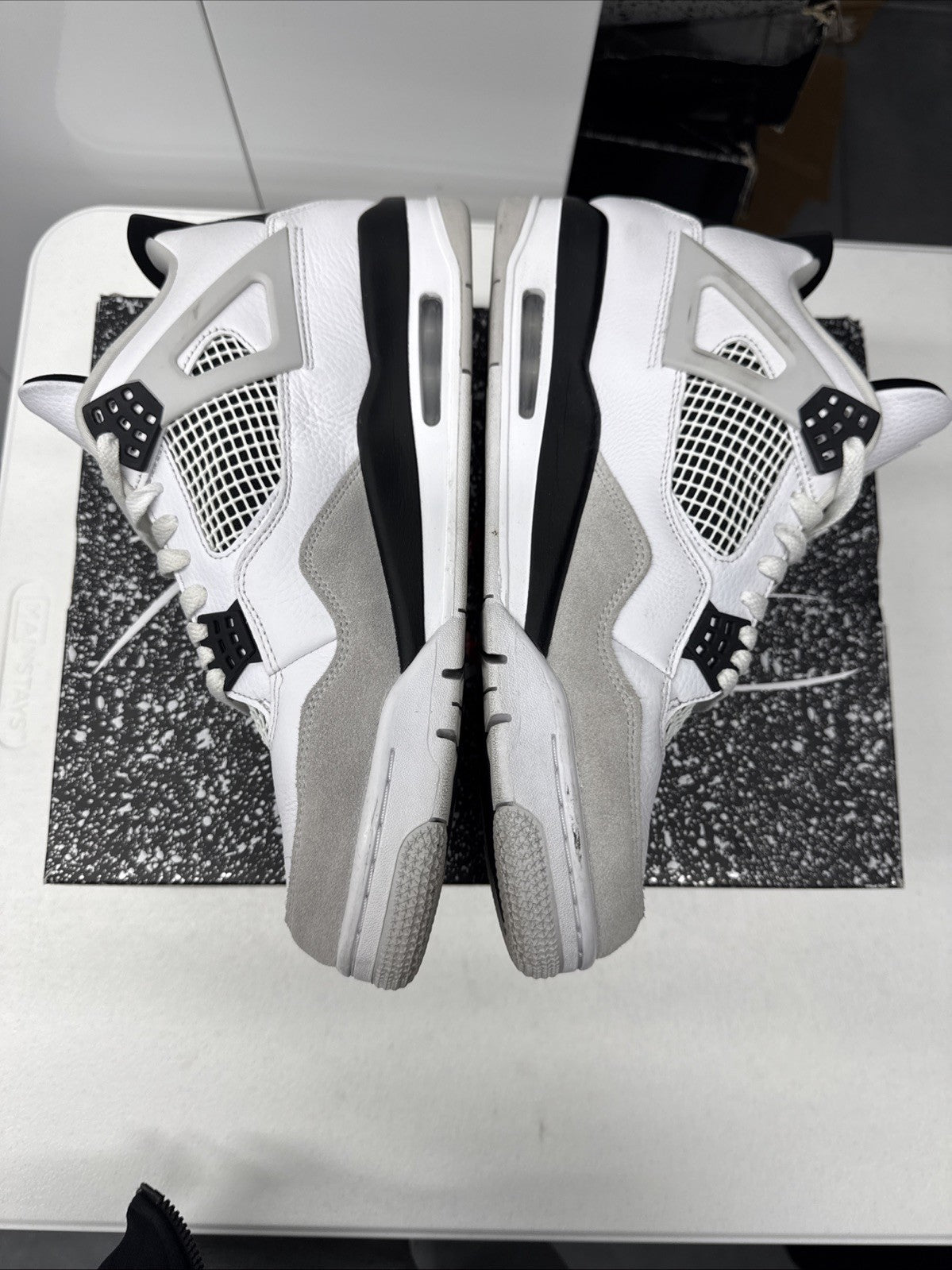 Size 12 - Jordan 4 Retro Mid Military Black