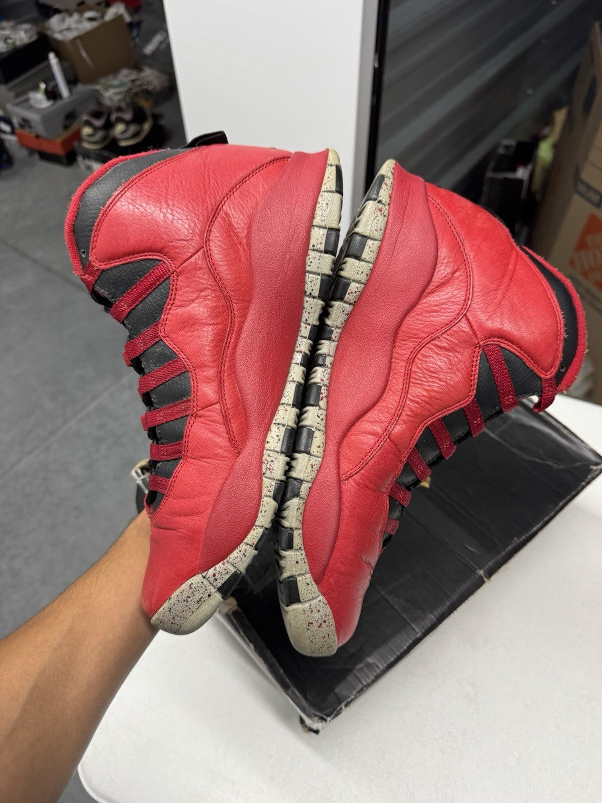 Jordan Air Jordan 10 Retro Bulls Over Broadway Gym Red/Black Size 12