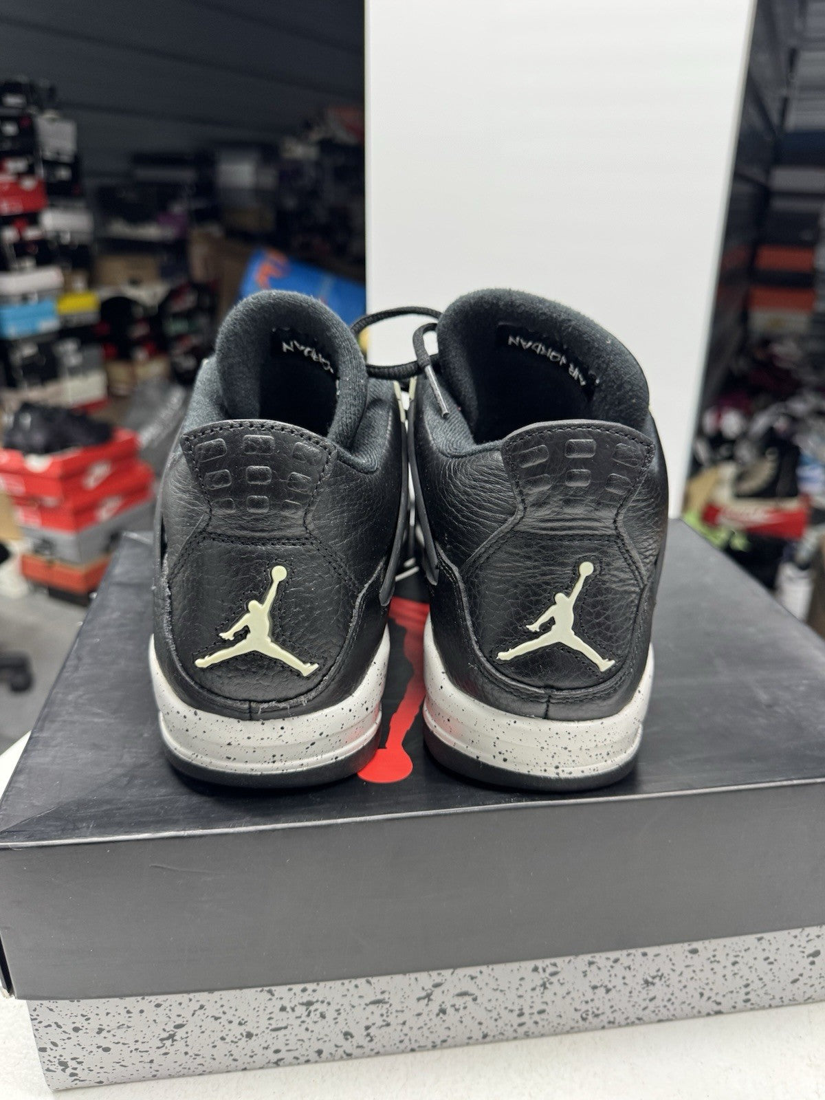 Jordan Air Jordan 4 Retro LS Oreo 2015 Sneakers 314254-003 SIZE 8.5