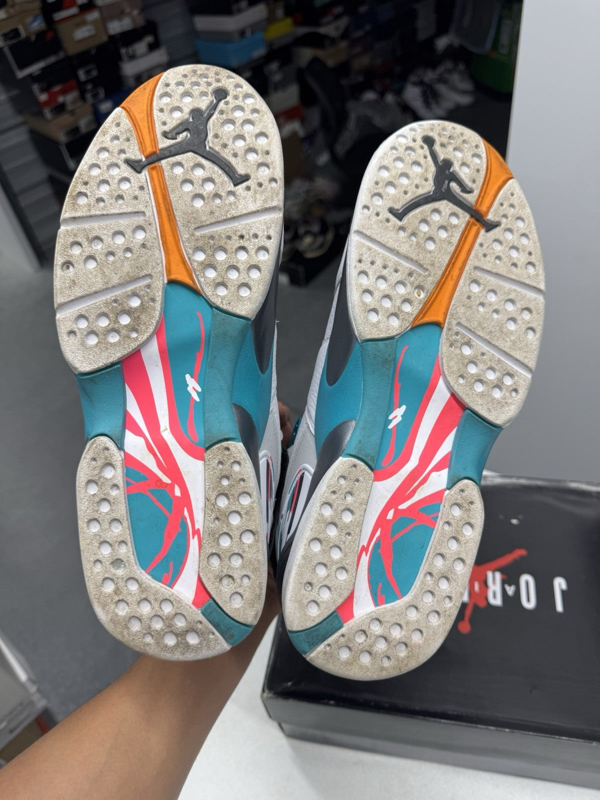 Jordan Air Jordan 8 Retro South Beach Sneakers SIZE 11