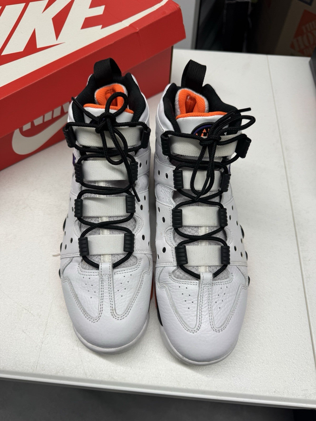 Nike Air Max2 CB '94 Men's Mid Top Basketball Sneakers Black/Purple SIZE 10