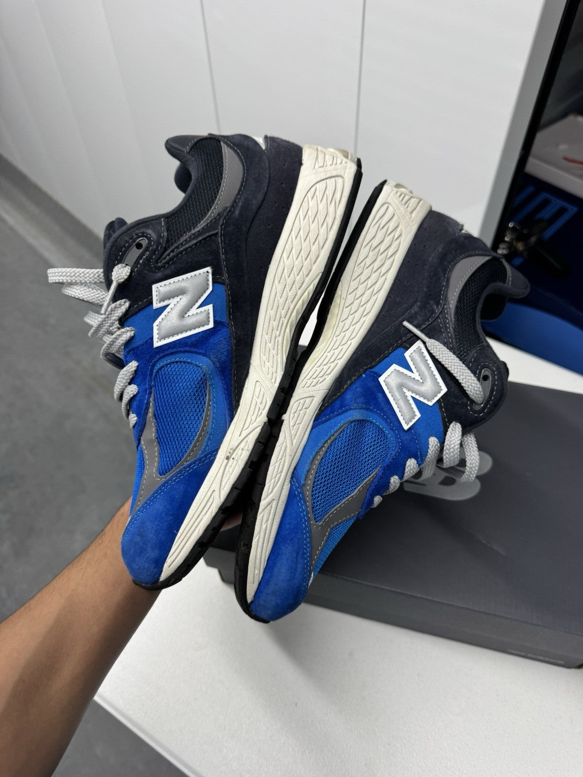 New Balance 2002R Men's Running Shoes Blue/Grey, Size 11