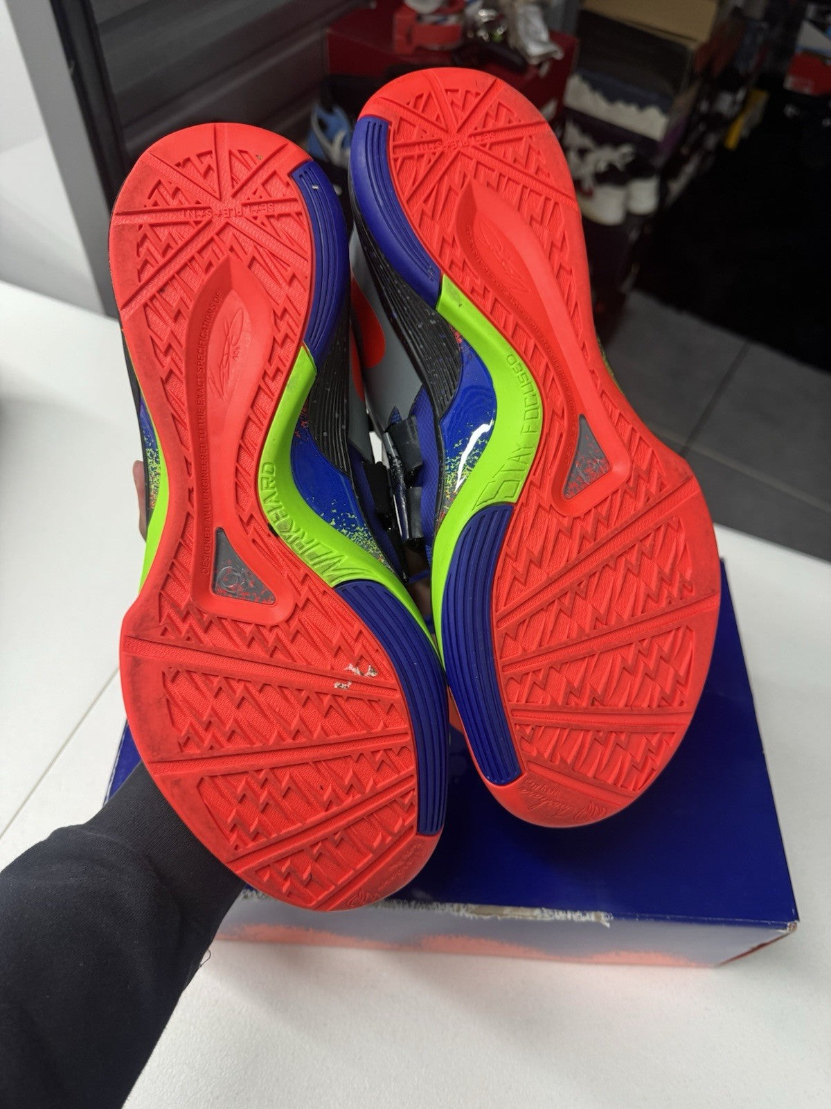 Nike Men's Zoom KD 4 IV Nerf Basketball Shoes Multicolor, Size 13