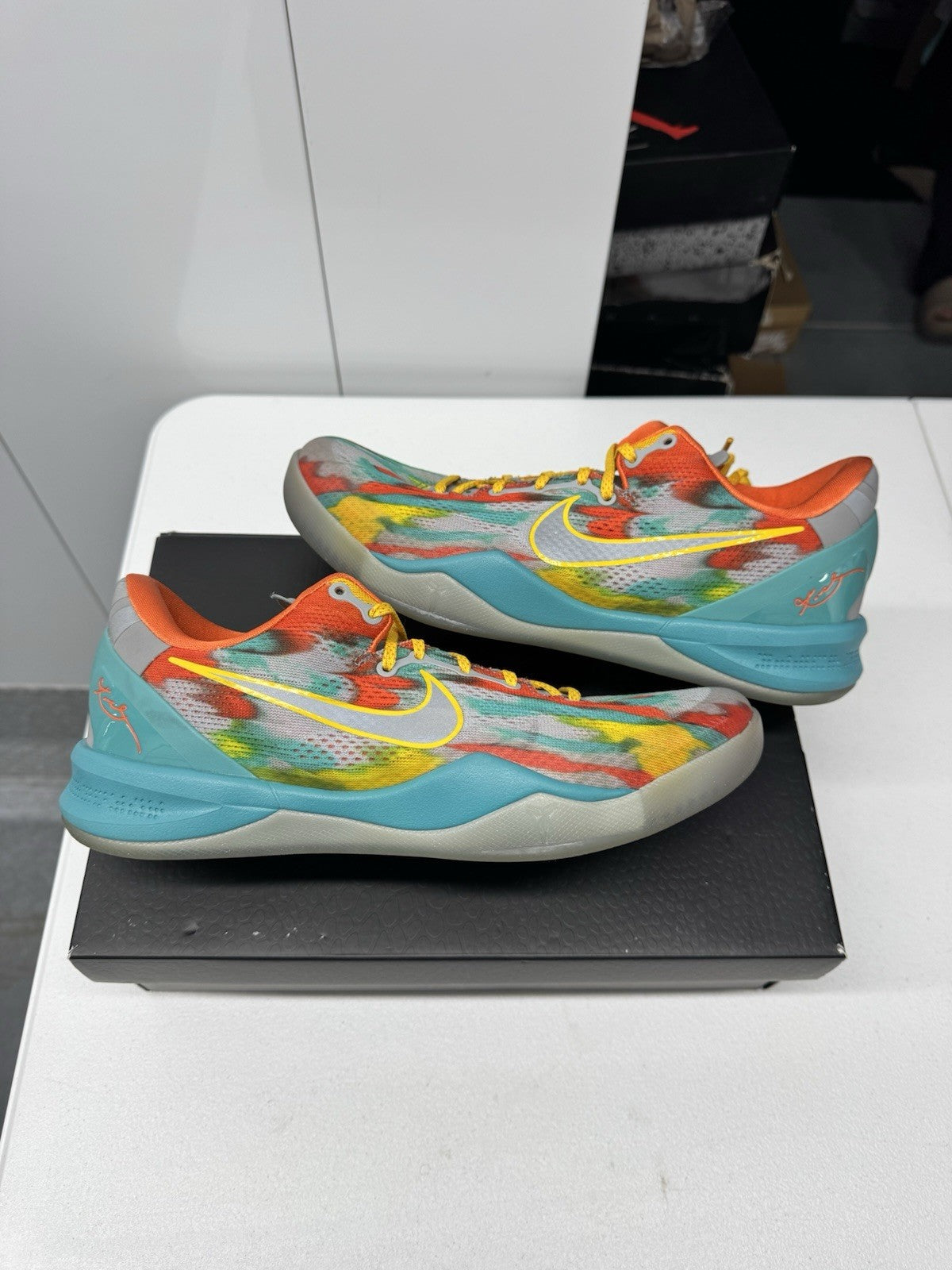 Nike Kobe 8 Proto Venice Beach Men's Sneakers Size 9.5 FQ3548-001