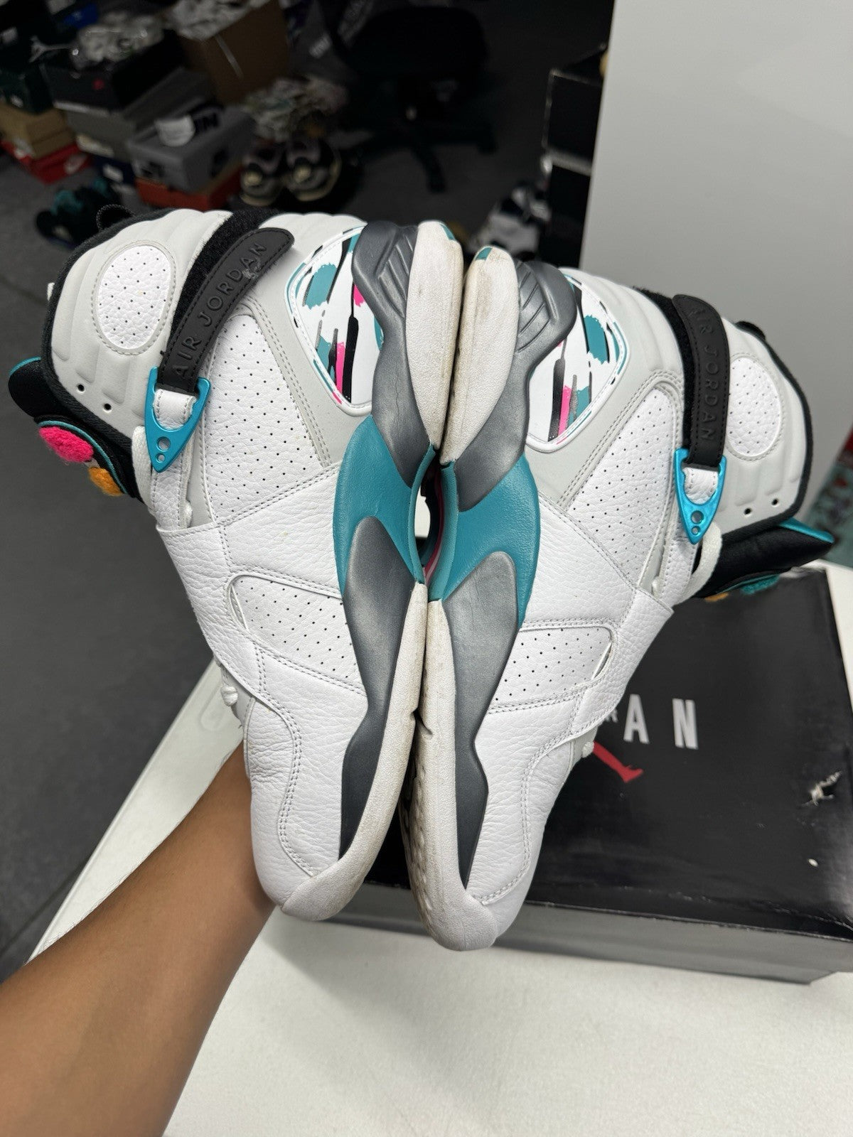 Jordan Air Jordan 8 Retro South Beach Sneakers SIZE 11