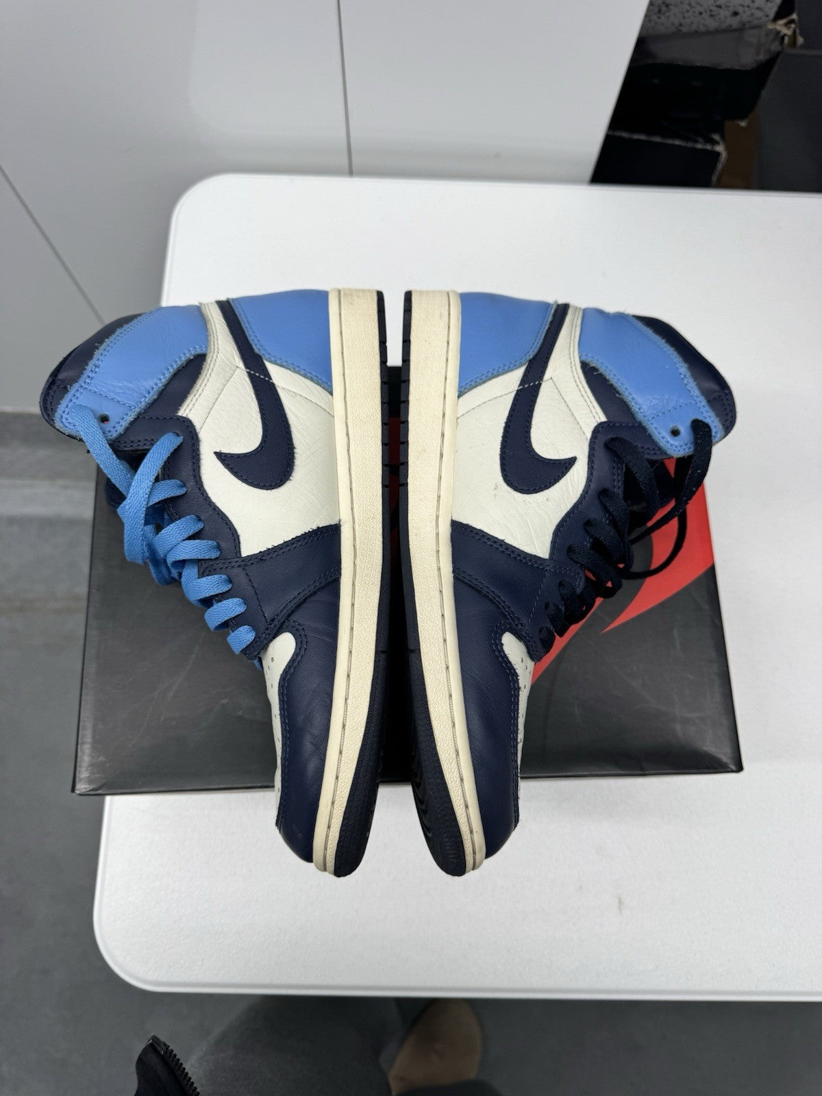 Nike Air Jordan 1 Low Obsidian UNC Men's Sneakers Size 10 CZ0790-400