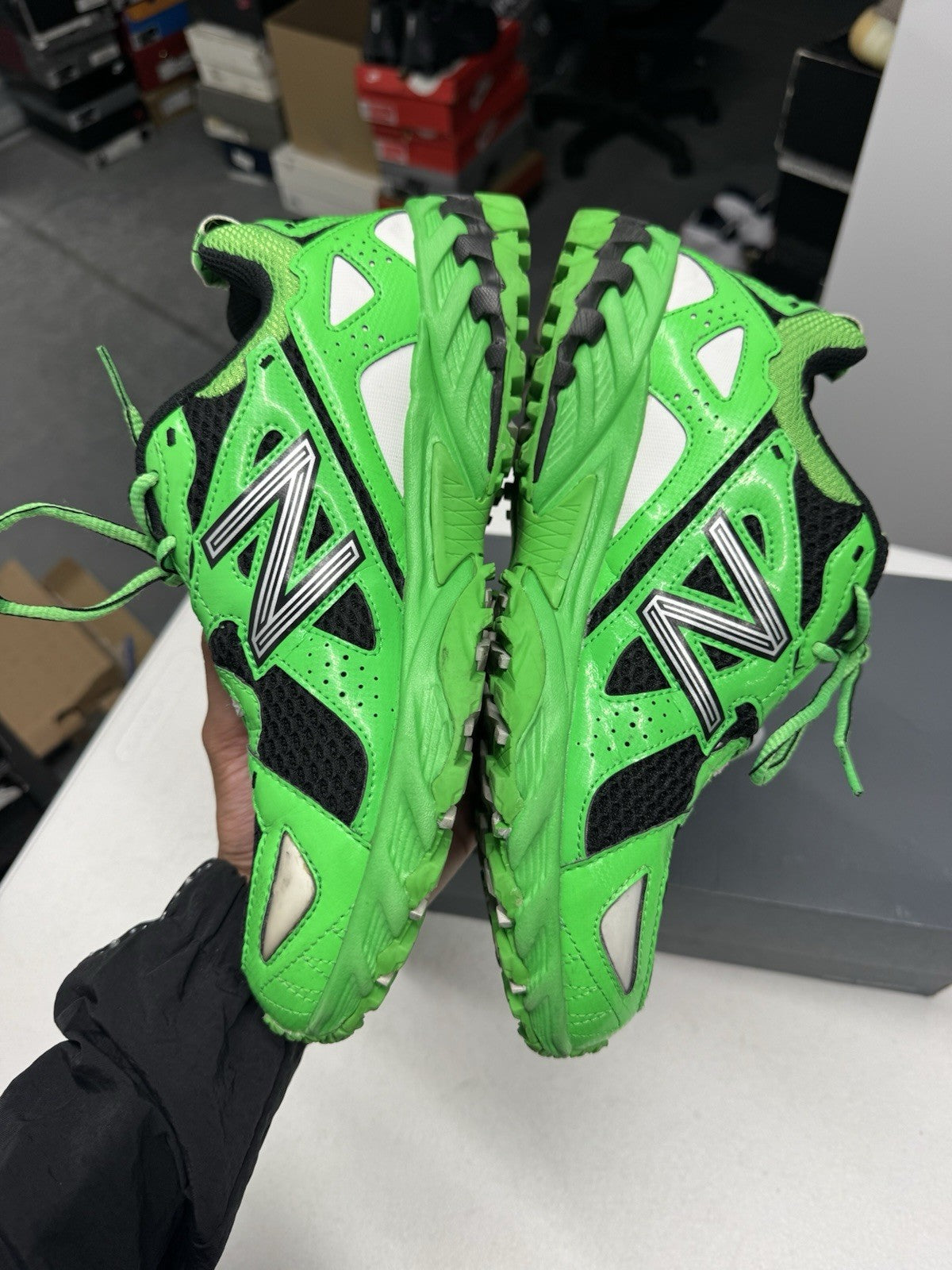 New Balance 610v1 ML610TA Green Punch/Black Low Top Men's Sneakers SIZE 8