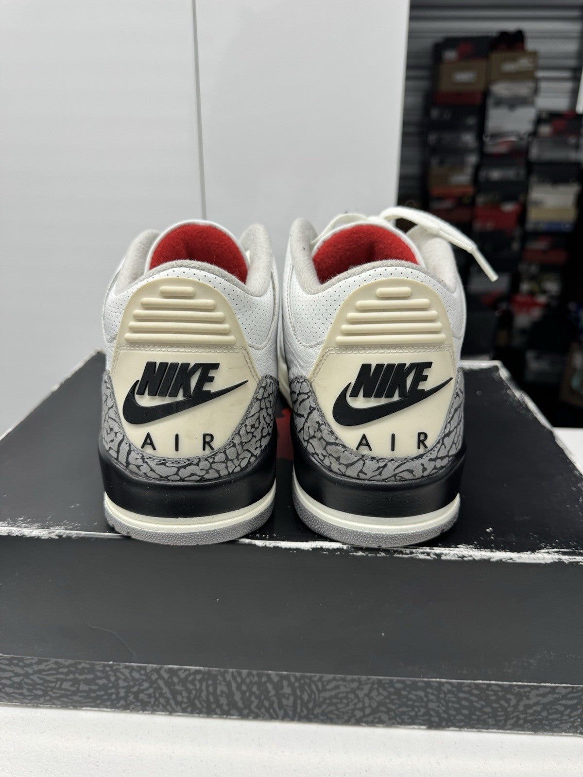 Air Jordan 3 Retro Men's Size 10.5 White Cement Reimagined Sneakers DN3707-100