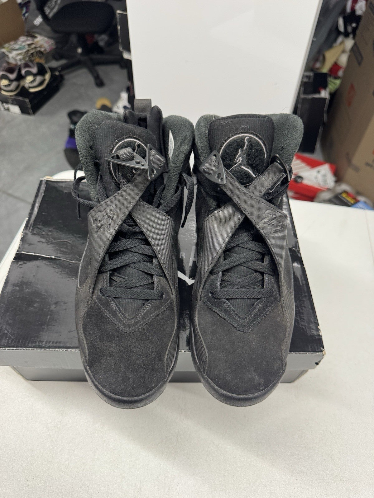 Jordan Air Jordan 8 Retro Winterized Gunsmoke Black/Silver SZ 10.5