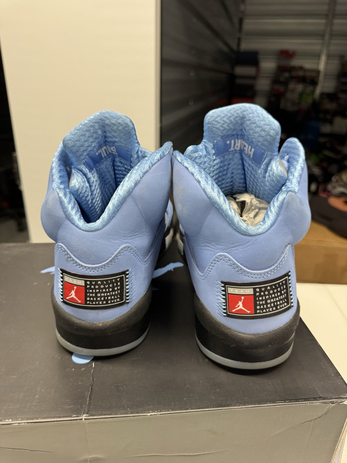 Jordan Air Jordan 5 Retro SE UNC University Blue/Black/White Men's SIZE 9.5