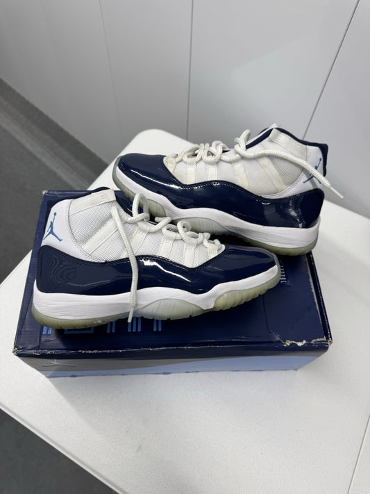 Air Jordan 11 Men's Size 8.5 UNC 'Win Like 82' Sneakers