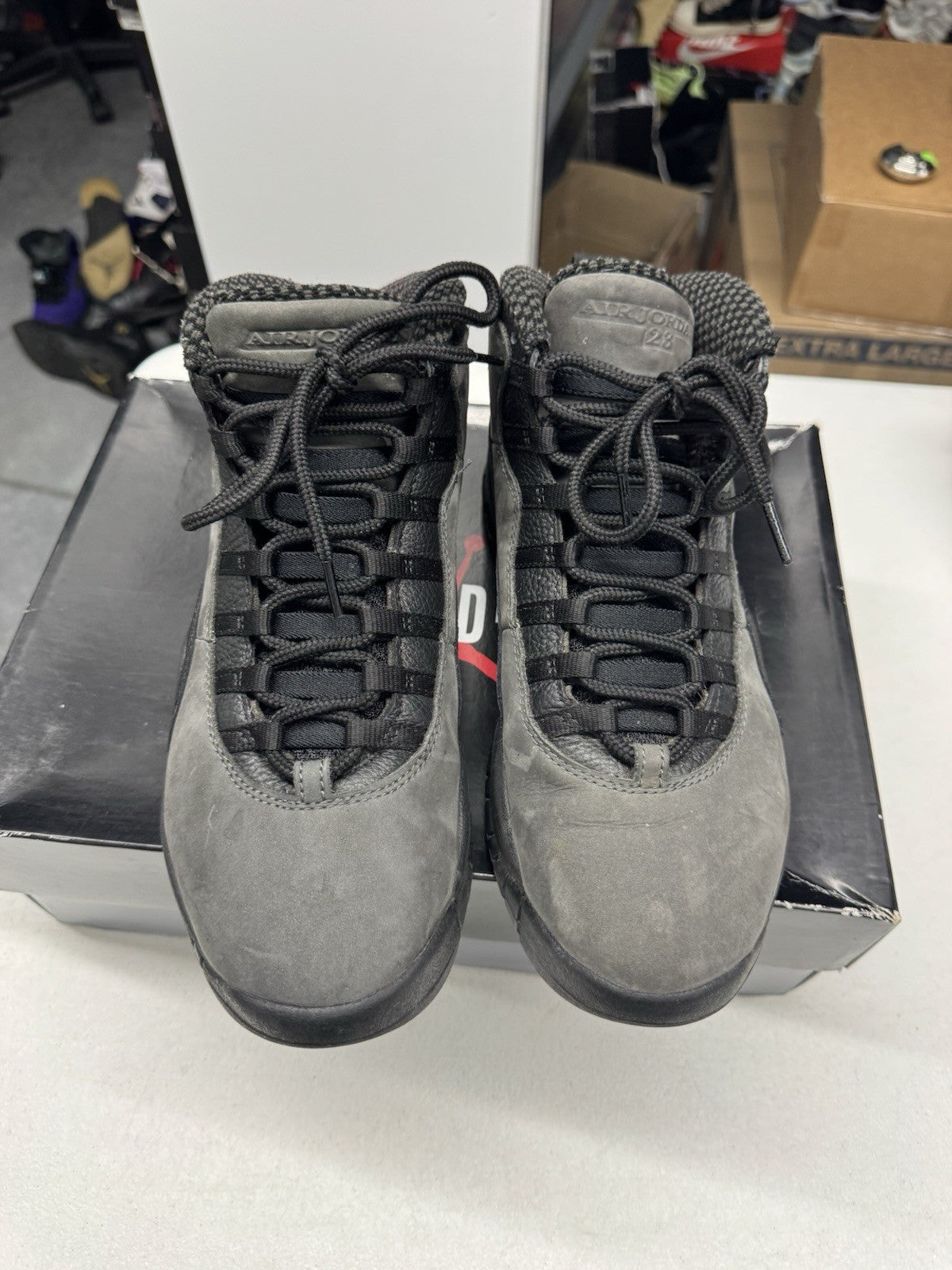Jordan Air Jordan 10 Retro Shadow Dark Shadow/Black-True Red SIZE 9.5