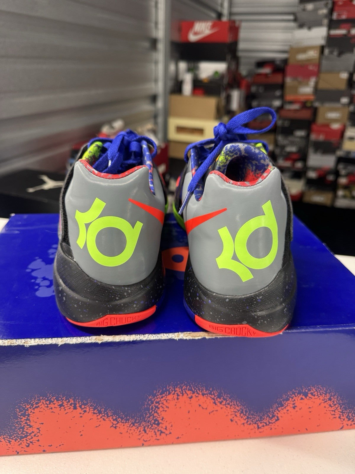 Nike Men's Zoom KD 4 IV Nerf Basketball Shoes Multicolor, Size 13